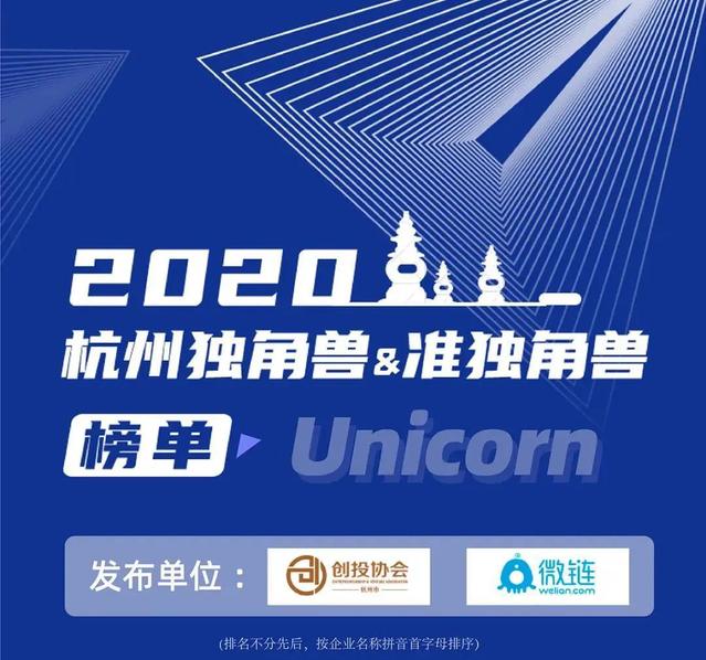 祝贺！我校多家校友企业入选2020杭州独角兽&准独角兽企业榜单